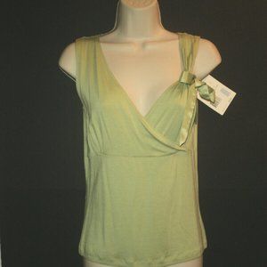 New Liz Claiborne Small Tank Top Celery Green